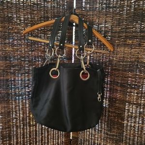 Big Grommets & Hooks Tote Hobo Satchel Purse Bag♡